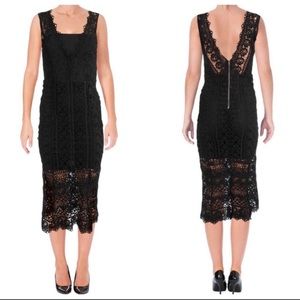 NWOT Aqua Classy Black Night Out Dress